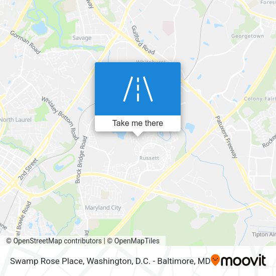 Swamp Rose Place map