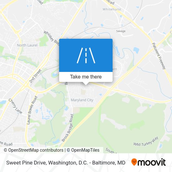 Sweet Pine Drive map