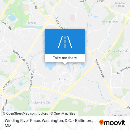 Mapa de Winding River Place