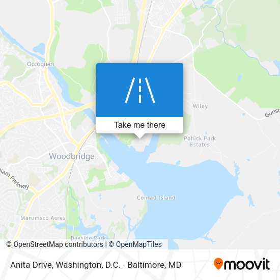 Anita Drive map