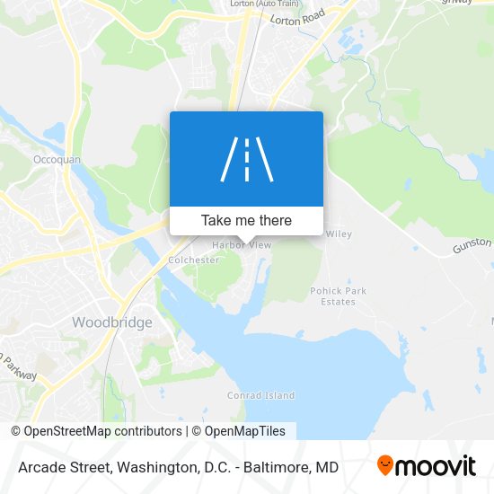 Arcade Street map