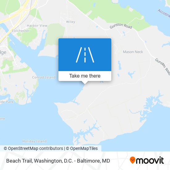 Beach Trail map