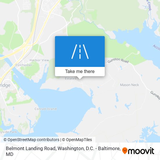 Mapa de Belmont Landing Road