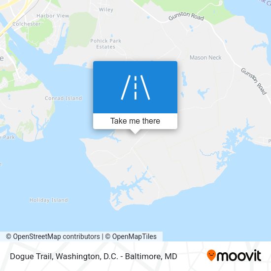 Mapa de Dogue Trail