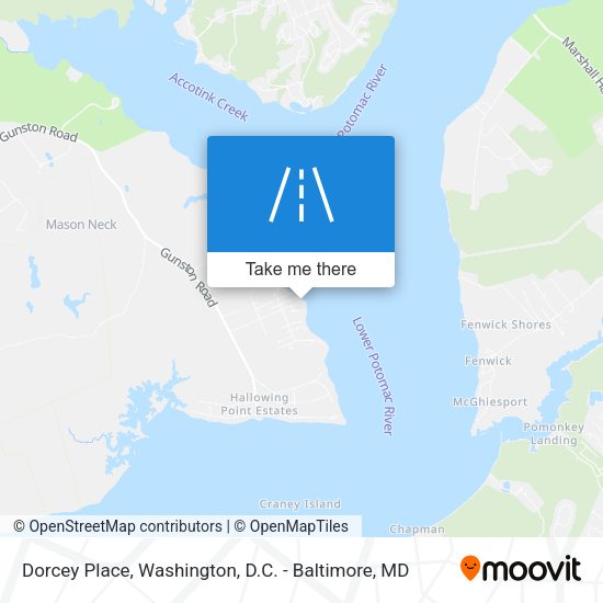Dorcey Place map