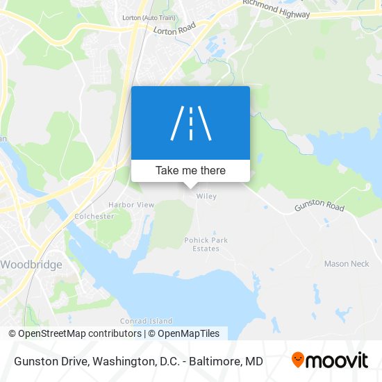 Gunston Drive map