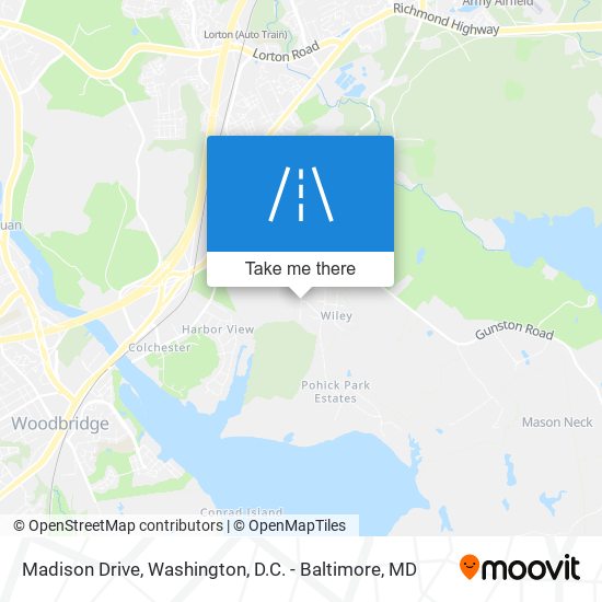 Mapa de Madison Drive
