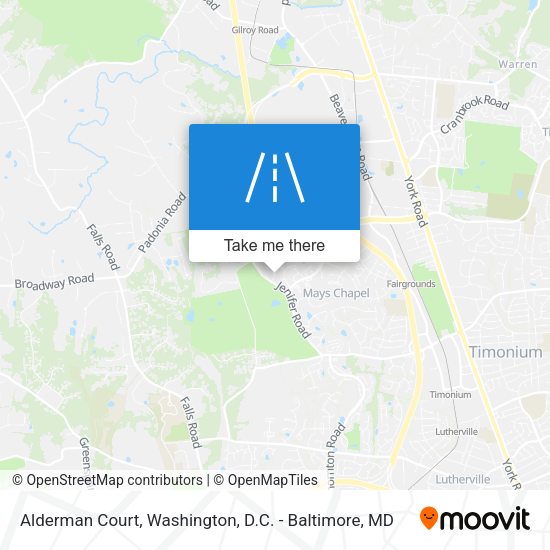 Alderman Court map