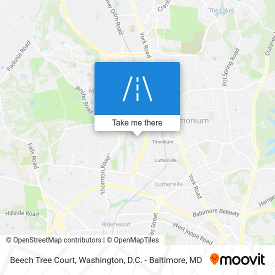 Beech Tree Court map