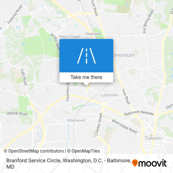 Branford Service Circle map