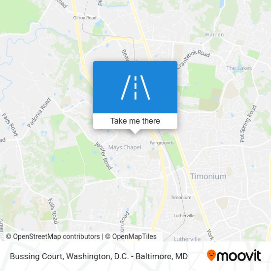 Bussing Court map