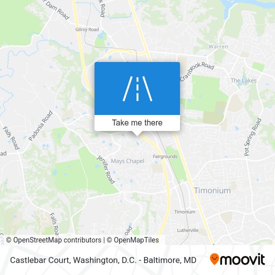 Castlebar Court map