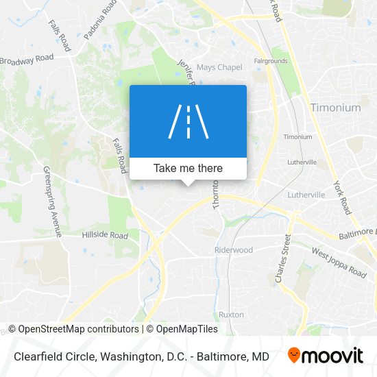 Clearfield Circle map
