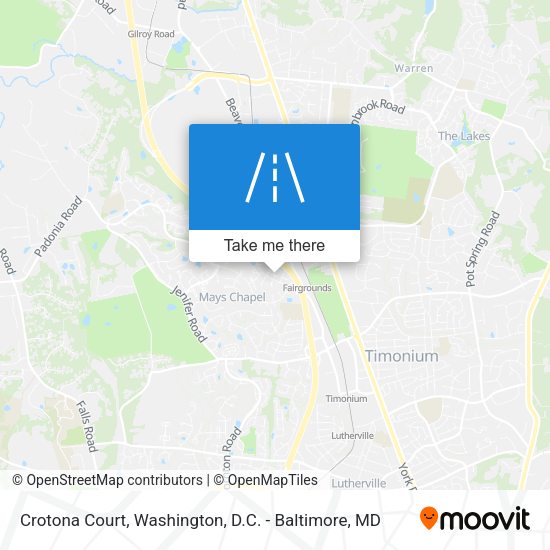 Crotona Court map