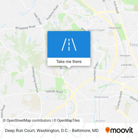 Deep Run Court map