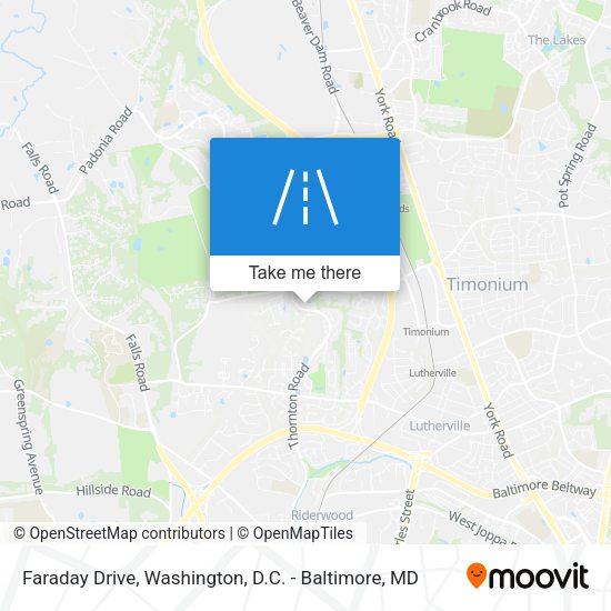 Faraday Drive map