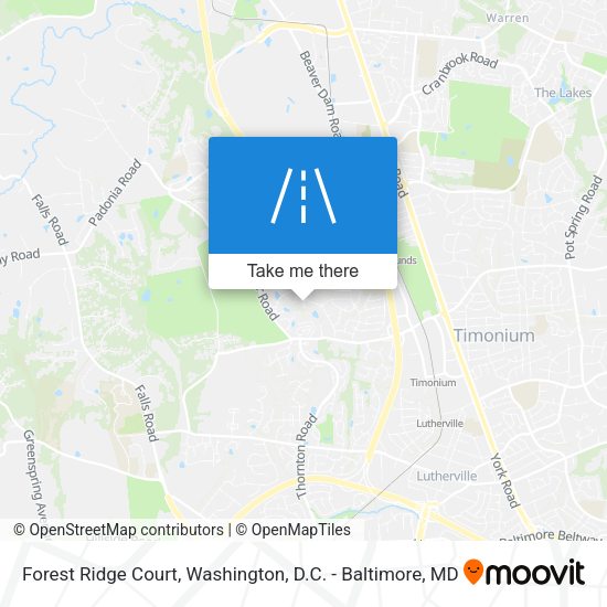 Forest Ridge Court map