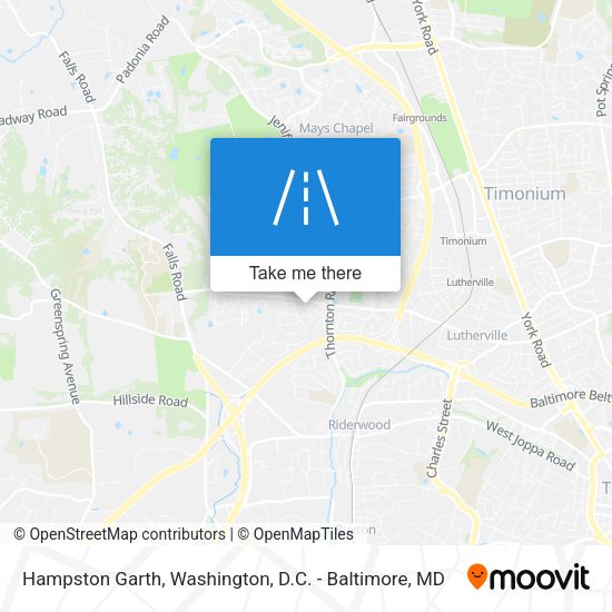 Mapa de Hampston Garth