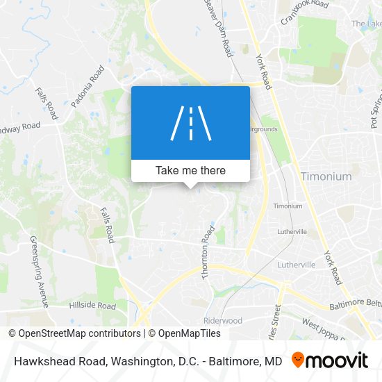 Mapa de Hawkshead Road