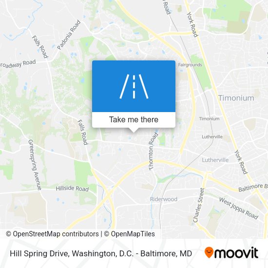 Mapa de Hill Spring Drive