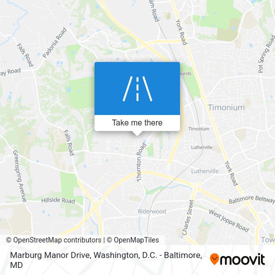 Mapa de Marburg Manor Drive