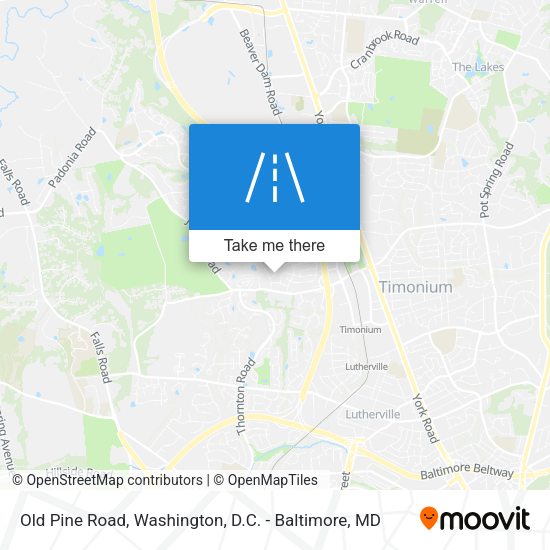 Mapa de Old Pine Road