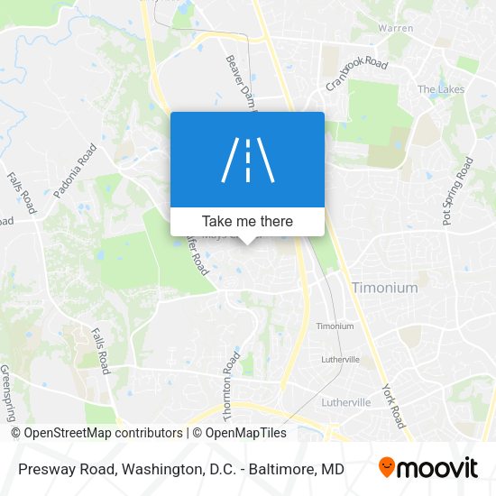 Mapa de Presway Road