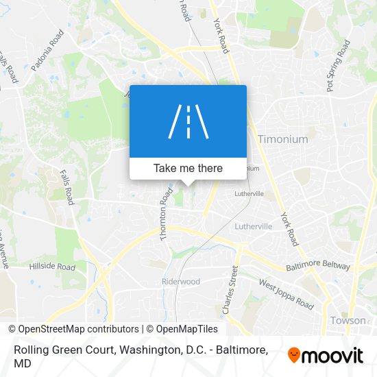 Mapa de Rolling Green Court