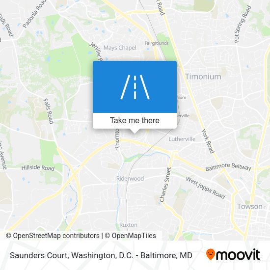 Saunders Court map