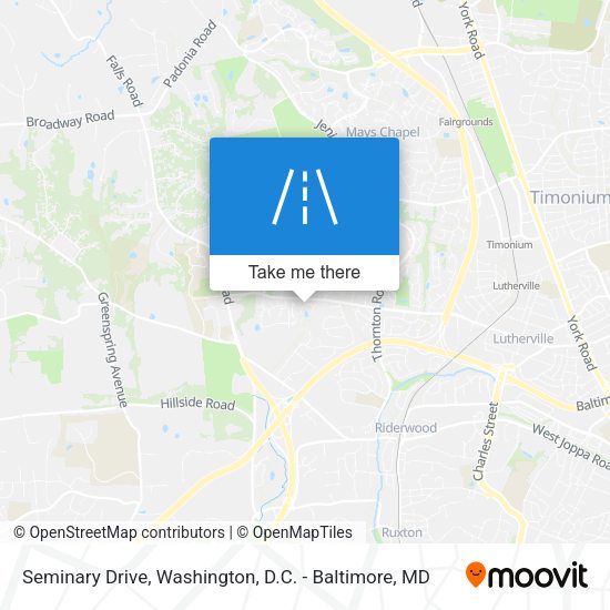 Seminary Drive map