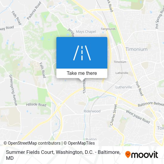 Summer Fields Court map