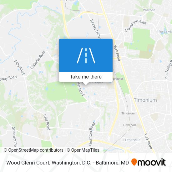 Mapa de Wood Glenn Court