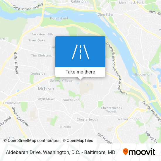 Mapa de Aldebaran Drive