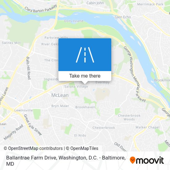 Mapa de Ballantrae Farm Drive