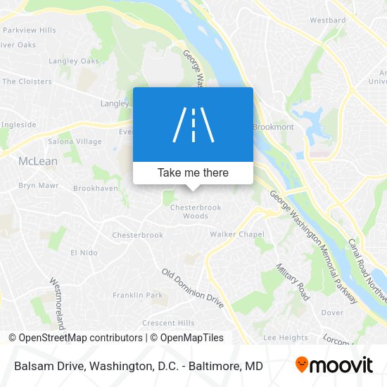 Balsam Drive map