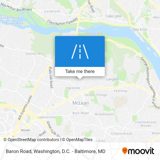Baron Road map