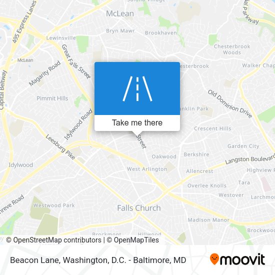 Mapa de Beacon Lane