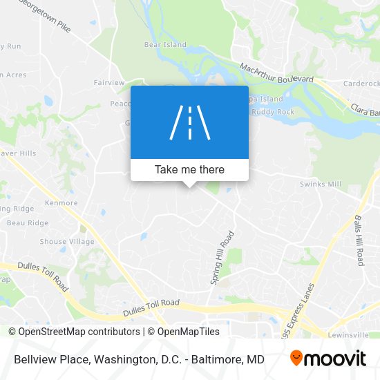 Bellview Place map
