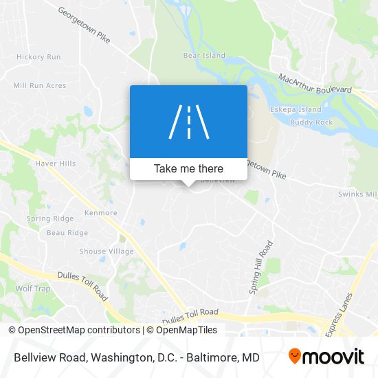 Mapa de Bellview Road