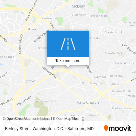 Mapa de Berkley Street