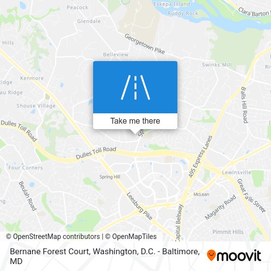 Bernane Forest Court map