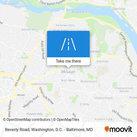 Mapa de Beverly Road