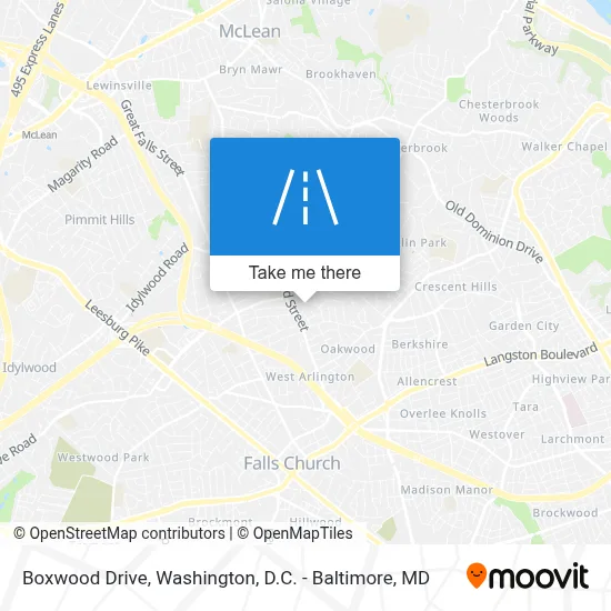 Boxwood Drive map