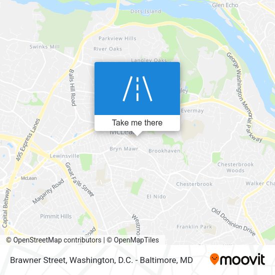 Brawner Street map