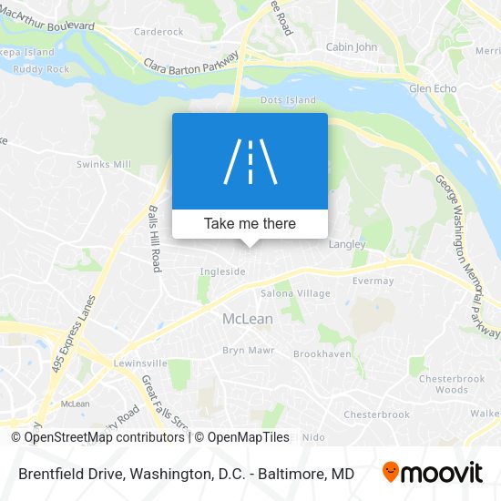 Mapa de Brentfield Drive