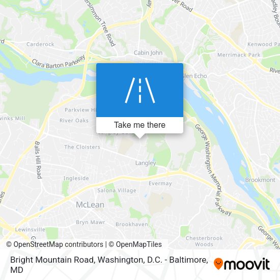 Bright Mountain Road map