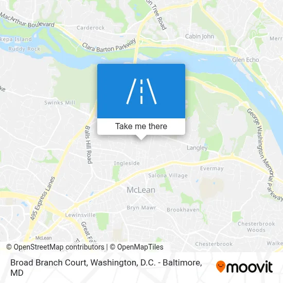 Broad Branch Court map