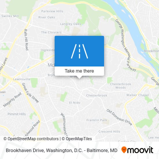 Mapa de Brookhaven Drive