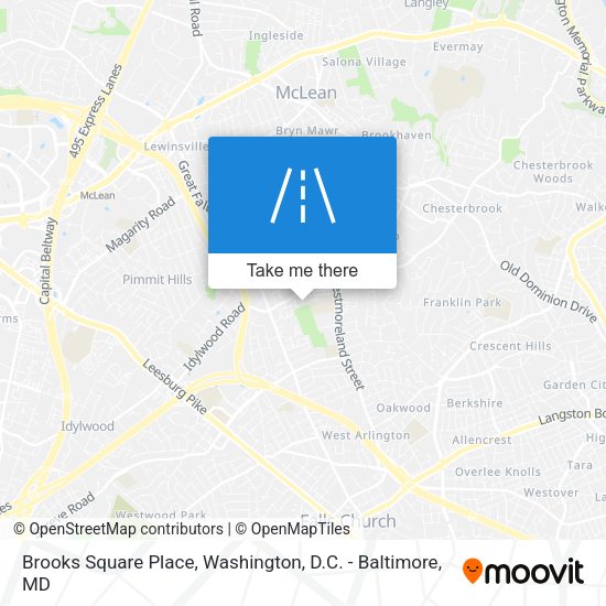 Mapa de Brooks Square Place