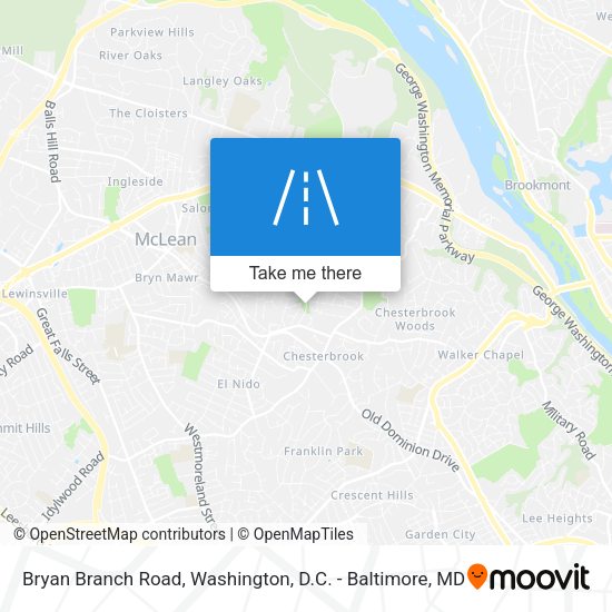 Bryan Branch Road map